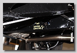 rear subframe cannot be used for towing